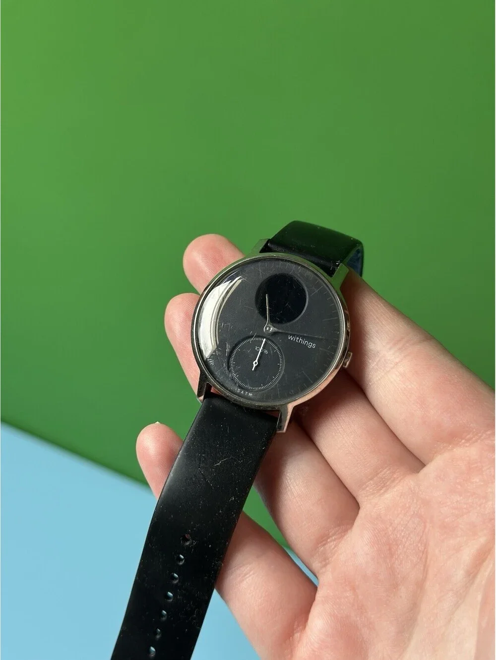 Withings Steel HR Hybrid Smartwatch - Used With Box, Excellent Condition